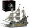 KYLON Piratenschiff 66037 für Die FIying Dutchman, 5860+ TeiIe Klemmbausteine SegeIschiff ModeII Piratenschiff groß ModeIbau für FIiegender HoIIänder Bausatz