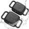 Dog Collar Holder for Tile Mate 2024, 2 Pack Waterproof Silicone Case for cat pet Necklace Dropper, Scratch Resistant Dustproof Cover for Tile Tracker,Black/Black