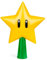 Christmas Tree Topper Mario Star - Super Decorations with Light Up LED : Plug in