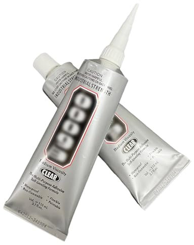 1pc New Packaging Upside Down E 6000 Jewelry Glue Clear Rhinestone Inlay Glue Pendant 3.7 Fl Oz(110ml) Craft Glue With Precision Tip Multifunctional Fabric Glue Shq224 (Clear, 16x3cm)