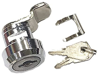 Security Cabinet with 2 Keys Metal Drawer Locks for Secure Files Drawers Mailbox for Door Toolbox Cylinder Locks Storage Units with Keys Toolbox Kids Latches