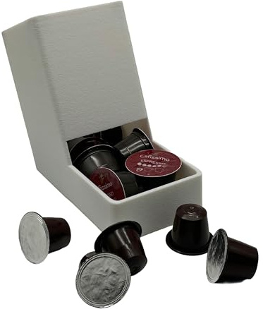 Generisch Kapselhalter, kompatibel mit Nespresso ®, Dolce Gusto ® & Cafissimo ® | Kaffeekapsel Aufbewahrung magnetisch | 3D-Druck Halterung für Küche, Kaffee-Bar & Büro | Geschenk für Kaffeeliebhaber