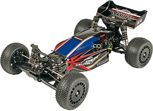 Tamiya 300058370 - Dark Impact Buggy DF03, ferngesteuertes 4 WD Offroad Fahrzeug, 1:10, Elektromotor, Bausatz