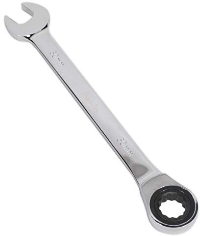 Sealey Rcw30 Ratchet Combination Spanner 30Mm