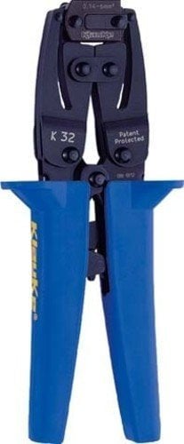 Klauke 4012078036382 K 32 F.0 Pince à sertir 14-6 mm² pour cosses de câbles/connecteurs, Embouts de câble, Manchons de câble
