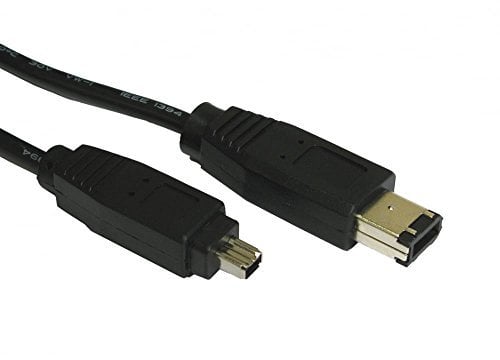 World of Data 1m Firewire Cable (4-6) - 4-pin to 6-pin - IEEE1394 - Video - Camcorder - DV - 400 - Male to Male