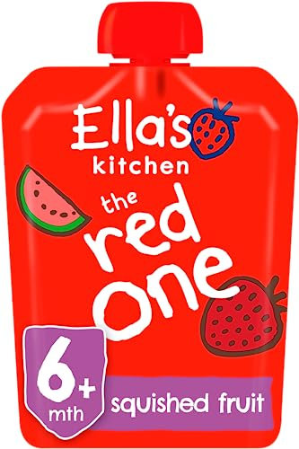 Ella's Kitchen Red One Smoothie, Stage 1 (4+ months), Pack of 12, 1080g