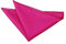 DQT Plain Solid Check Formal Casual Wedding Handkerchief Pocket Square Hanky Fuchsia Pink