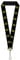 Buckle-Down Unisex-Erwachsene Lanyard-1.0-Batman Shield Black/Yellow Schlsselanhnger, Mehrfarbig, Einheitsgröße