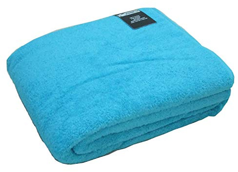 The House Of Emily Massive/Huge/Extra Large 100% Cotton Bath Sheet/Beach Towel - 150cm x 200cm (Aqua/Turquoise)