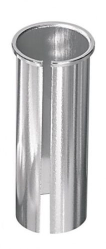 ADAPTER 25.4MM > 26.6MM HÜLSE REDUZIERHÜLSE SATTEL SHIM SATTELSTÜTZE FAHRRAD ALUMINIUM RENNRAD MTB VINTAGE SILBER OLDTIMER RETRO REDUZIER