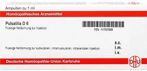 DHU Pulsatilla D6 Ampullen, 8 St. Ampullen