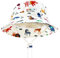 DRESHOW Unisex Baby Kleinkinder Sonnenhut Kappe Mütze Fischerhut Strandhut Kinder Baby Stern Sommerhut UV Schutz UPF 50+, Age 3-6 Monate, Size 46cm