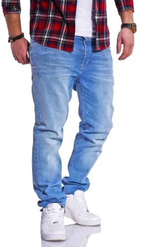 JACK & JONES Herren Jeans Clark ARIS Regular Fit Straight Leg Denim Herrenhose