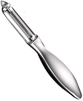 Potato Peeler Vegetable Fruit Peelers Premium Stainless Steel Metal Rotary Peeler Apple Carrots Cucumber Peeler with Good Grip Durable Peeling Tool for Kitchen