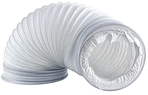 Steinberg14 Weiß Ø 150mm / Länge 6m Abluftschlauch PVC Flexibel Schlauch für Klimaanlagen - Dunstabzugshaube - Trockner