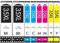 Cartridgeify 8er-Pack 35 XL Druckerpatronen Kompatibel mit Epson 35 35XL Patronen Multipack (2X Schwarz, 2X Cyan, 2X Magenta, 2X Gelb), für Workforce Pro WF-4720DWF WF-4725DWF WF-4730DTWF WF-4740DTWF