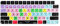 XSKN Tastaturabdeckung aus Silikon für 2021 neue M1 Chip iMac Magic Tastatur mit Touch ID A2449 mit Sperrschlüssel A2450 ohne Ziffernblock (US-Version Final Cut Pro)