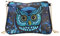 MWOOT 5D Eule Diamond Art Painting Cross-Body Tasche mit Kette, DIY Owl Diamond Art Painting Handbag, Diamant Malerei Leder Münze Geldbörse Unterarmtasche für Mädchen Frauen Party Travel