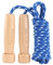 Skipping Rope Adult, Traditional Wooden Handle Jump Rope, Adjustable Rope Jumping Exercise for Men, Women and kids Home Fitness - 300CM/9.8FT