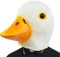 CreepyParty Máscara de Pato Máscaras de Cabeza de Animal de Látex Realistas para Halloween Desfile de Carnaval Fiesta de Disfraces