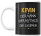 Tasse Kevin ∣ Der Mann der Mythos die Legende | Tasse mit Spruch lustig Fun Tasse Geschenkideen