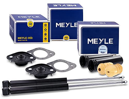 ATEC Germany 2x amortisseurs à gaz arrière jambe de suspension bitube y compris paliers de dôme &, kit de protection contre la poussière, compatible avec BMW Série 3 (E36) BMW Série 3 (E46)