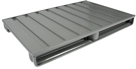 Heson | Palette | 1200 x 1000 x 125 mm | Traglast 2000 kg | LxB 1200 x 1000 mm, Traglast 2000 kg, mausgrau