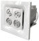 AirTech-UK Bathroom Extractor Fan with 4 x 3 W LED Light Ceiling 100mm / 4 inches Exhaust Fan