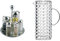 APS 40485 acciaio inossidabile-ampolla, 6 teilig, girevole & Guzzini Caraffa Tiffany, Trasparente, 11.5 x 18.5 x h25.5 cm