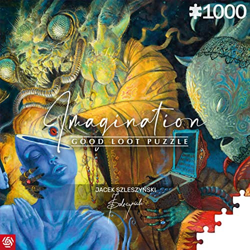 Good Loot Puzzle Imagination Jacek Szleszyński The Gift 1000 Teile Puzzle-Artwork für Erwachsene und Teenager Puzzlespiel mit 1000 Teilen - vom Künstler Geschaffenes Puzzle 68,3 x 48 cm