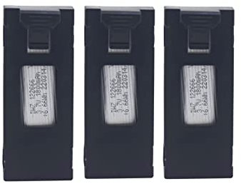 ZYGY 3PCS 3.7V 1800mah Lithiumbatterie für E88 E88PRO E88MAX E525 E99 E99PRO P1 P5PRO K3 S1 P8 T27 RC UAV Standby Lithiumbatterie Fernbedienung Vier-Achsen Flugzeuge