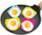 escalfador Huevos Silicona Huevo microondas, 4 moldes de Cocina antiadherentes con 1 Cepillo de Aceite, utilizados para Utensilios de Cocina, vaporera, Horno microondas