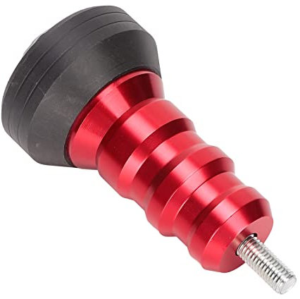 Rad Crash Protector Eloxiert M10 Schraube Auf Stressfeste Gabel Rahmen Skid Platte Für Motorrad Ersatz Für Gsxr (Rot)