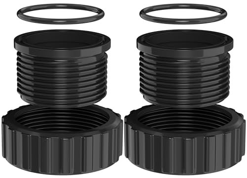 SUFULUNO SP1500UNPAK2 Lot de 2 raccords à connexion rapide de 3,8 cm compatibles avec les raccords de pompe de piscine Hay-Ward pour chlorinateur CL200