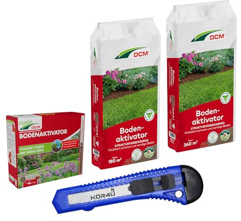 Cuxin Bodenaktivator 9kg 1005882, Bodenverbesserer, inklusive kör4u Cuttermesser