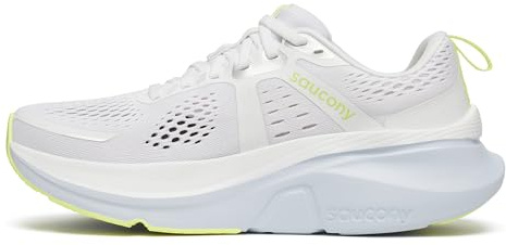 Saucony Damen Guide 18 Schuhe, Weiß/Eisschmelzen, 6.5