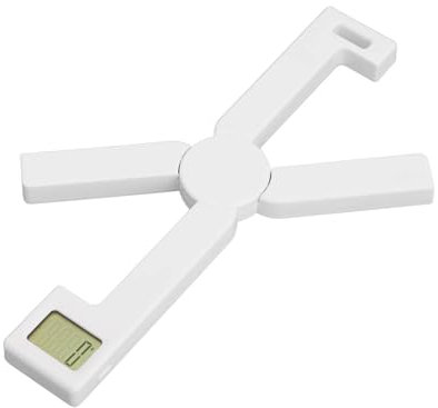 Folding Digital Kitchen Scale ABS X Type Food Scale with LCD Display Hang or Put Kitchen Gadgets 5 Units Measurement