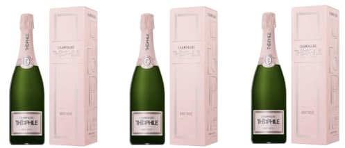 3x 0,75l - Champagne Théophile - Rosé Brut - in GP - Champagne A.O.P. - Frankreich - Rosé-Schaumwein brut