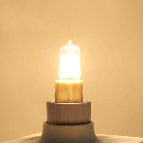 LISOCLU G9 Halogenlampe Perlen der Qualität C 220 V-240 V 28 W 42 W Halogen Wolfram Lampe Perlen Ofenlampe Kristall Lampenkappe flache Düse Lichtquelle 28 W