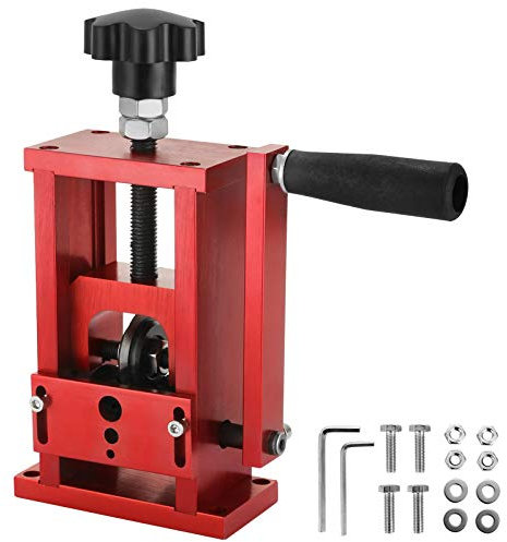 Vevor Manual Wire Stripping Machine 1.5-20mm Diameter, Copper Wire Peeler Machine Hand Crank Operated, Scrap Cable Stripper Durable and Rigid Aluminum Alloy Construction,for Wire Recycling