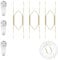 6PCS Plate Hangers for Walls Not Easily Break or Deform Plate Hanger Durable Good Flexibility Wall Plate Hangers for Walls Invisible Plate Hangers W Shaped Spring Hook Holder Decorative