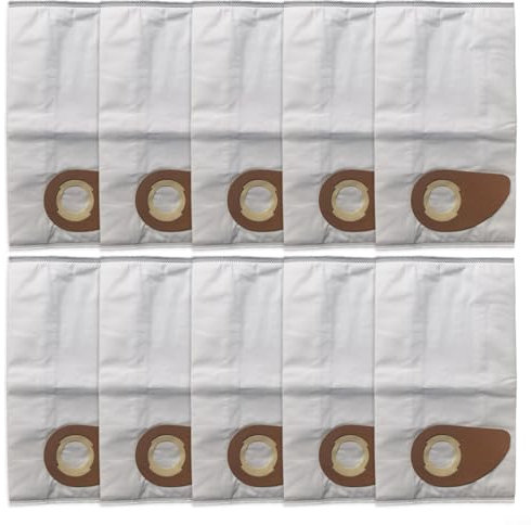 Alanmoship Lot de 4 sacs à poussière de rechange haute efficacité pour aspirateurs Nilfisk Buddy II pour garder votre environnement propre (lot de 10)
