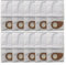 Alanmoship Lot de 4 sacs à poussière de rechange haute efficacité pour aspirateurs Nilfisk Buddy II pour garder votre environnement propre (lot de 10)