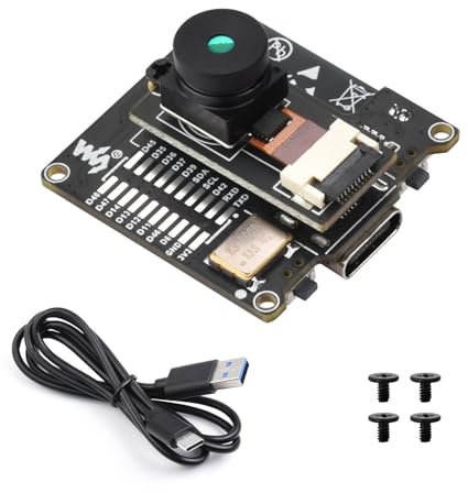 Waveshare ESP32-S3 Infrared Wireless IR Thermal Imaging Camera Module, Type-C Port, 80×62 Array Pixels Wide Angle Version 90 ° Field of View Angle