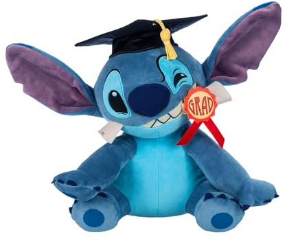 Disney Store Official - Lilo & Stitch - Stitch - Abschluss - Kuscheltier - 39 cm/15 - Doktorhut mit der Jahreszahl 2025