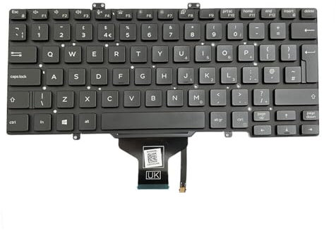 HSSDTECH Teclado retroiluminado para Dell Latitude 7400 3400 5400 7410 5401 5411 V5H1J