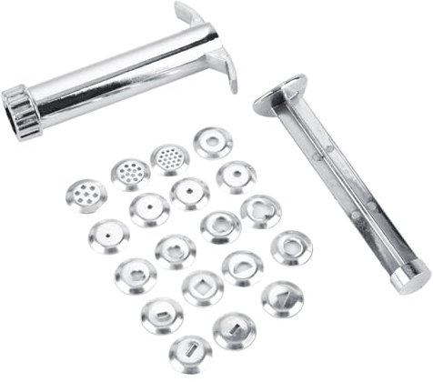 19 Disc Zink Legierung Lehm Extruder, Zuckerpaste Extruder Kuchen Dekor Werkzeug Skulptur Dekoration Werkzeug Kuchen Skulptur Waffe für Keramik