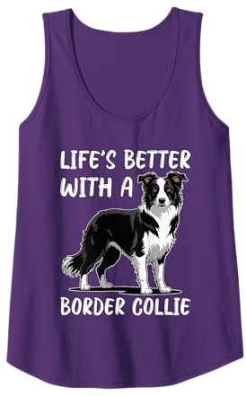 Border Collie Hund Tank Top