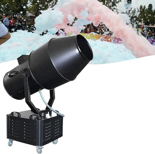 FBJAMZ Große Schaummaschine, 3000W Nebelblasenmaschine, automatische Schaukelhalterung, für Hinterhofveranstaltungen Weihnachten, Partys